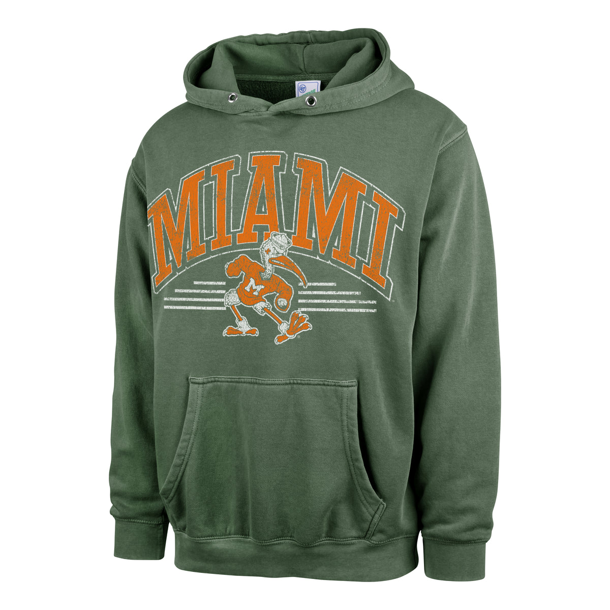 MIAMI HURRICANES SUN FADE '47 PIERCE HOOD