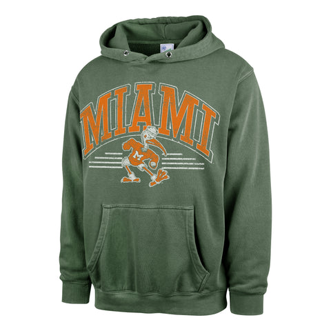 MIAMI HURRICANES SUN FADE '47 PIERCE HOOD