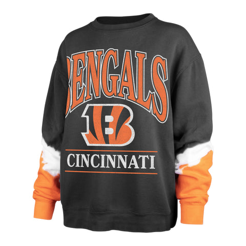 CINCINNATI BENGALS SLEEVE DYE '47 BOYFRIEND CREW WOMENS
