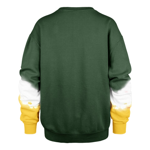 GREEN BAY PACKERS SLEEVE DYE '47 BOYFRIEND CREW WOMENS