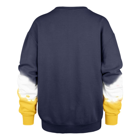 MICHIGAN WOLVERINES VINTAGE SLEEVE DYE '47 BOYFRIEND CREW WOMENS