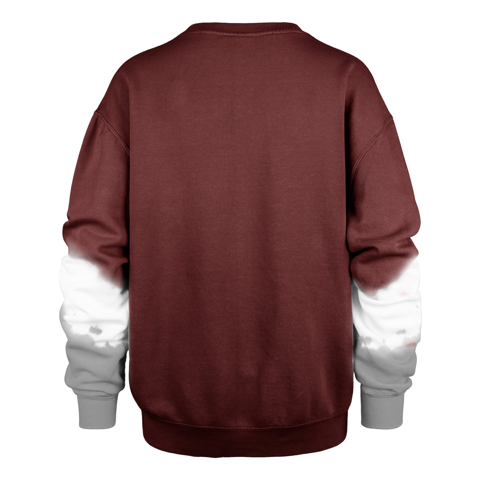 OKLAHOMA SOONERS SLEEVE DYE '47 BOYFRIEND CREW WOMENS