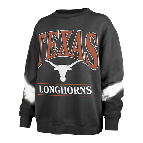 TEXAS LONGHORNS SLEEVE DYE '47 BOYFRIEND CREW WOMENS