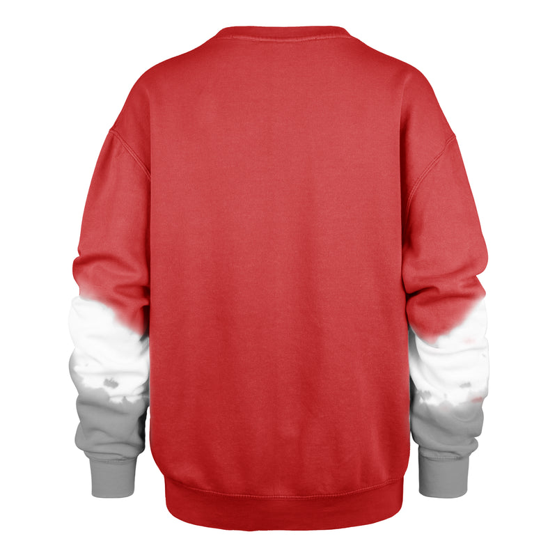 WISCONSIN BADGERS VINTAGE SLEEVE DYE '47 BOYFRIEND CREW WOMENS