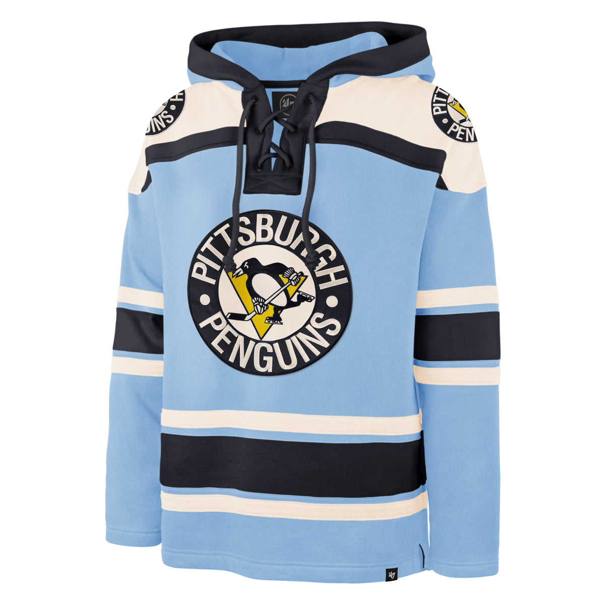 PITTSBURGH PENGUINS VINTAGE SUPERIOR '47 LACER HOOD