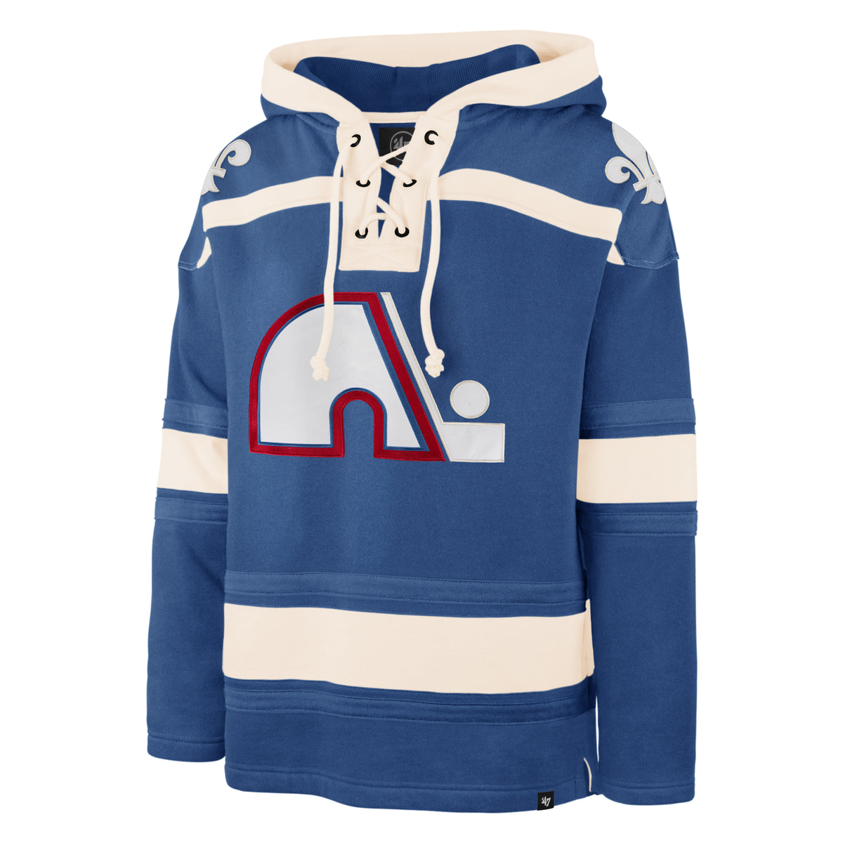 QUEBEC NORDIQUES VINTAGE SUPERIOR '47 LACER HOOD