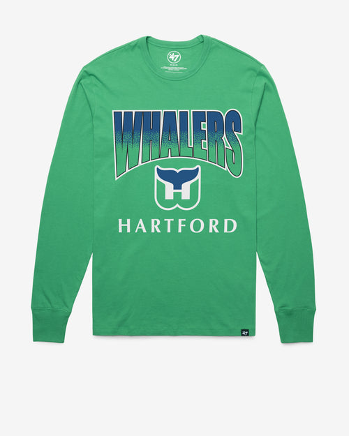 HARTFORD WHALERS VINTAGE SWEEP DOWN '47 FRANKLIN LONG SLEEVE TEE