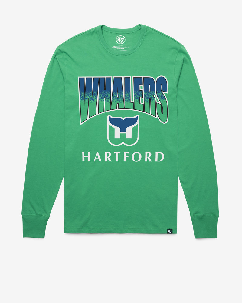 HARTFORD WHALERS VINTAGE SWEEP DOWN '47 FRANKLIN LONG SLEEVE TEE