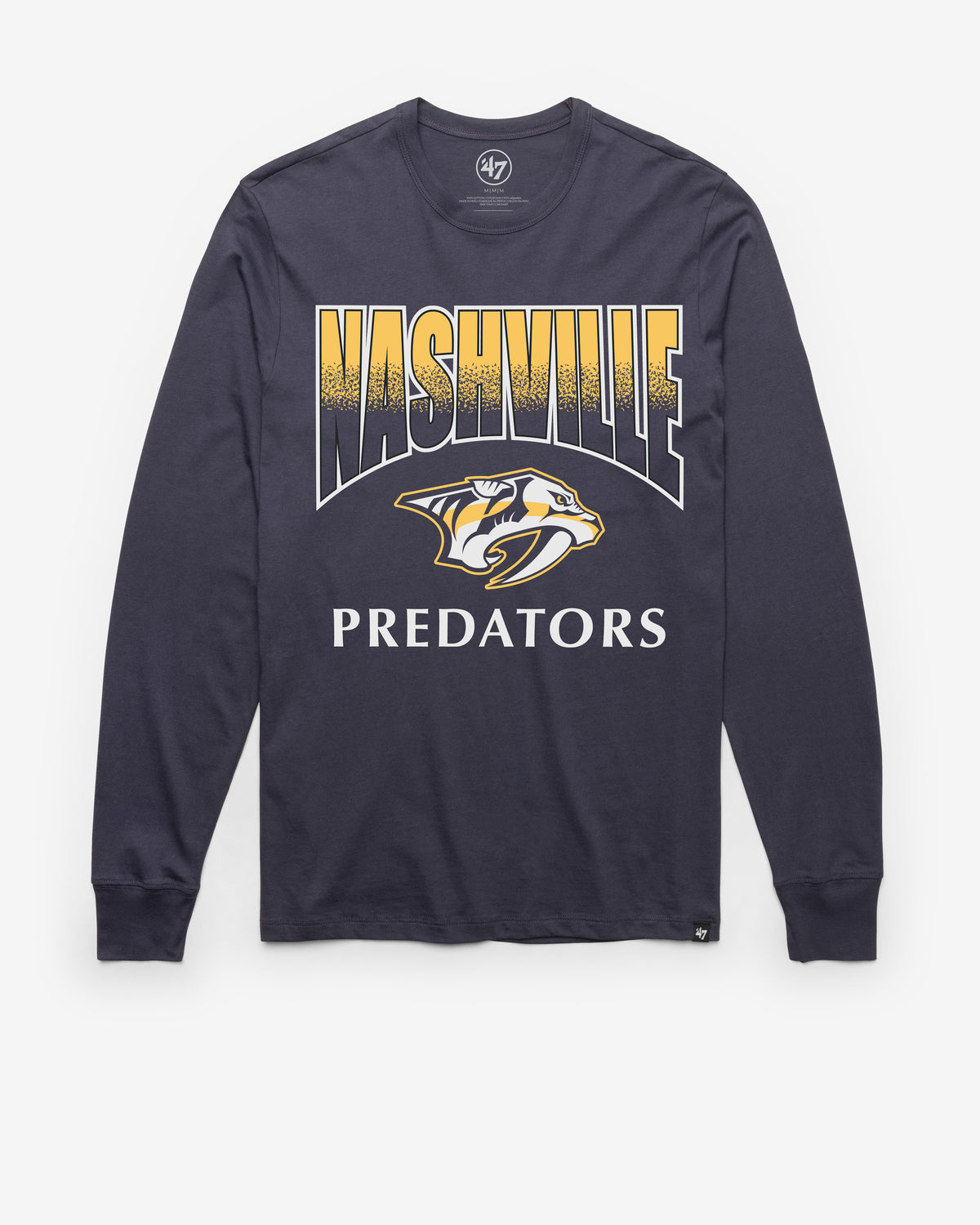 NASHVILLE PREDATORS SWEEP DOWN '47 FRANKLIN LONG SLEEVE TEE
