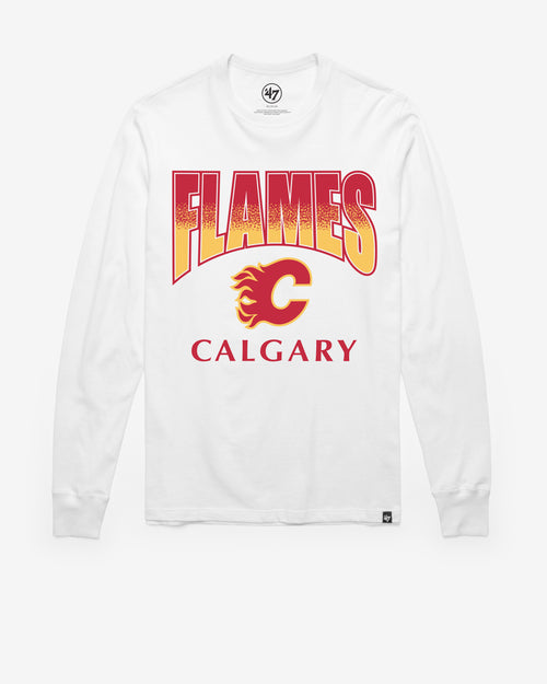 CALGARY FLAMES VINTAGE SWEEP DOWN  '47 FRANKLIN LONG SLEEVE TEE