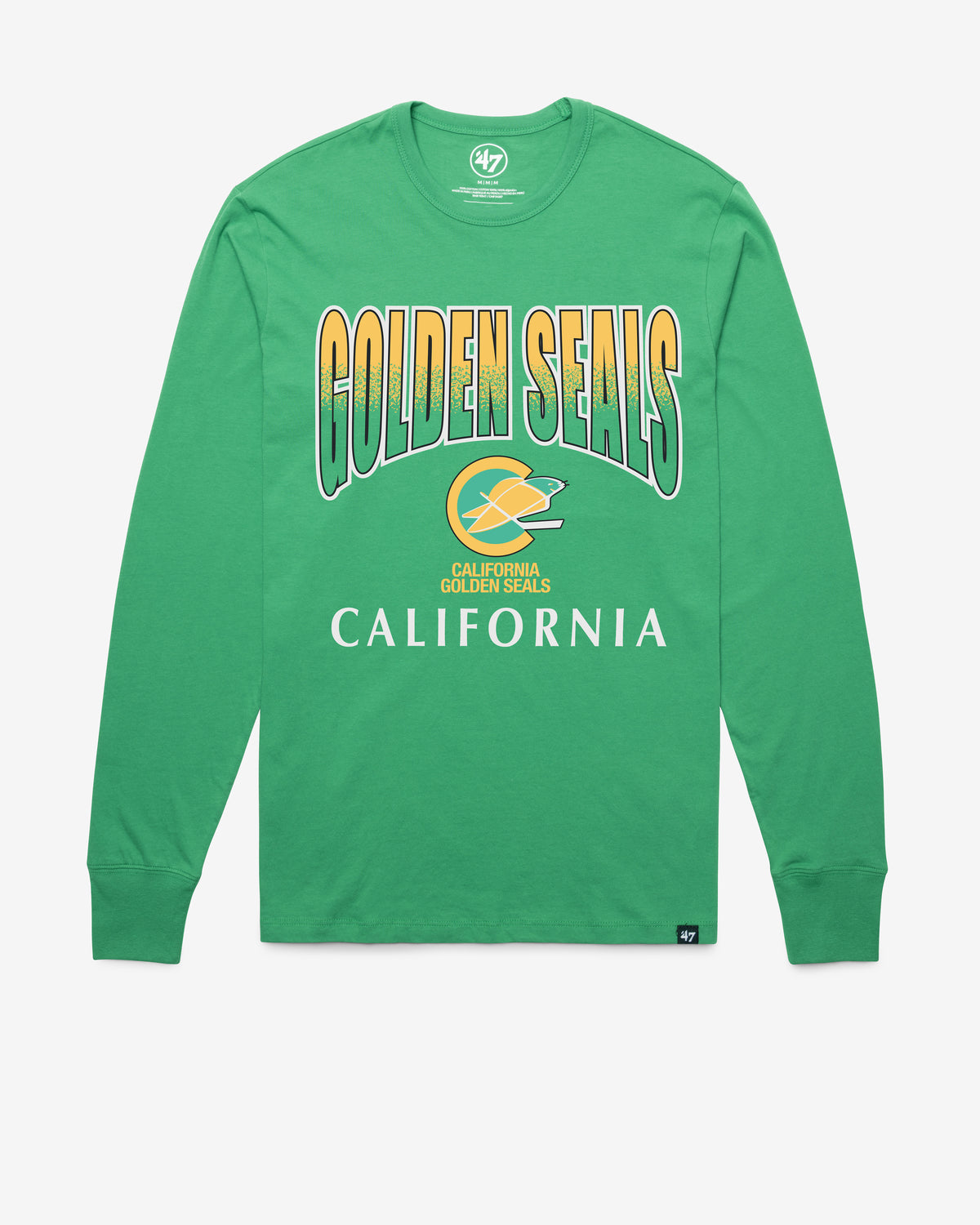 CALIFORNIA GOLDEN SEALS VINTAG SWEEP DOWN '47 FRANKLIN TEE