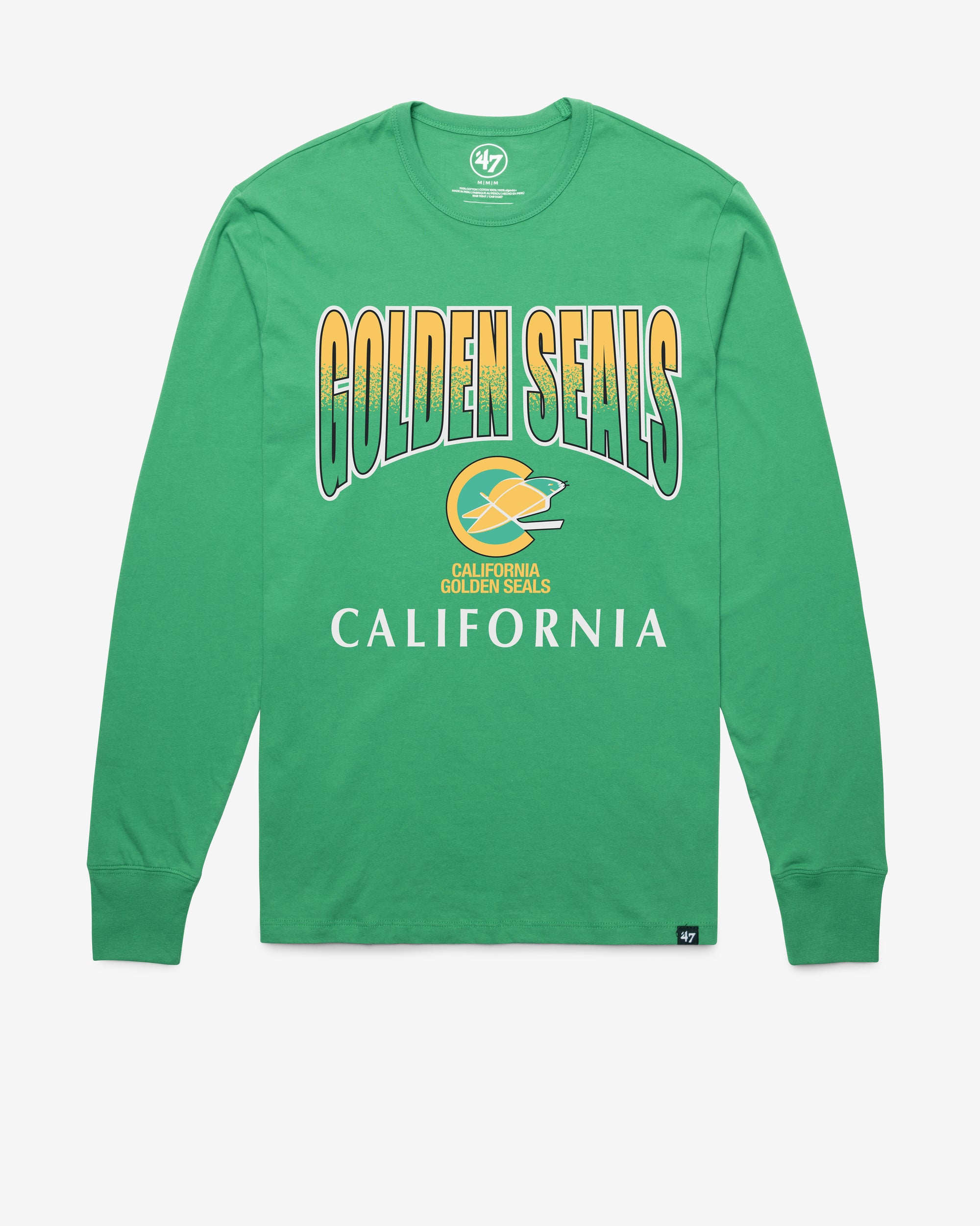 CALIFORNIA GOLDEN SEALS VINTAG SWEEP DOWN '47 FRANKLIN TEE