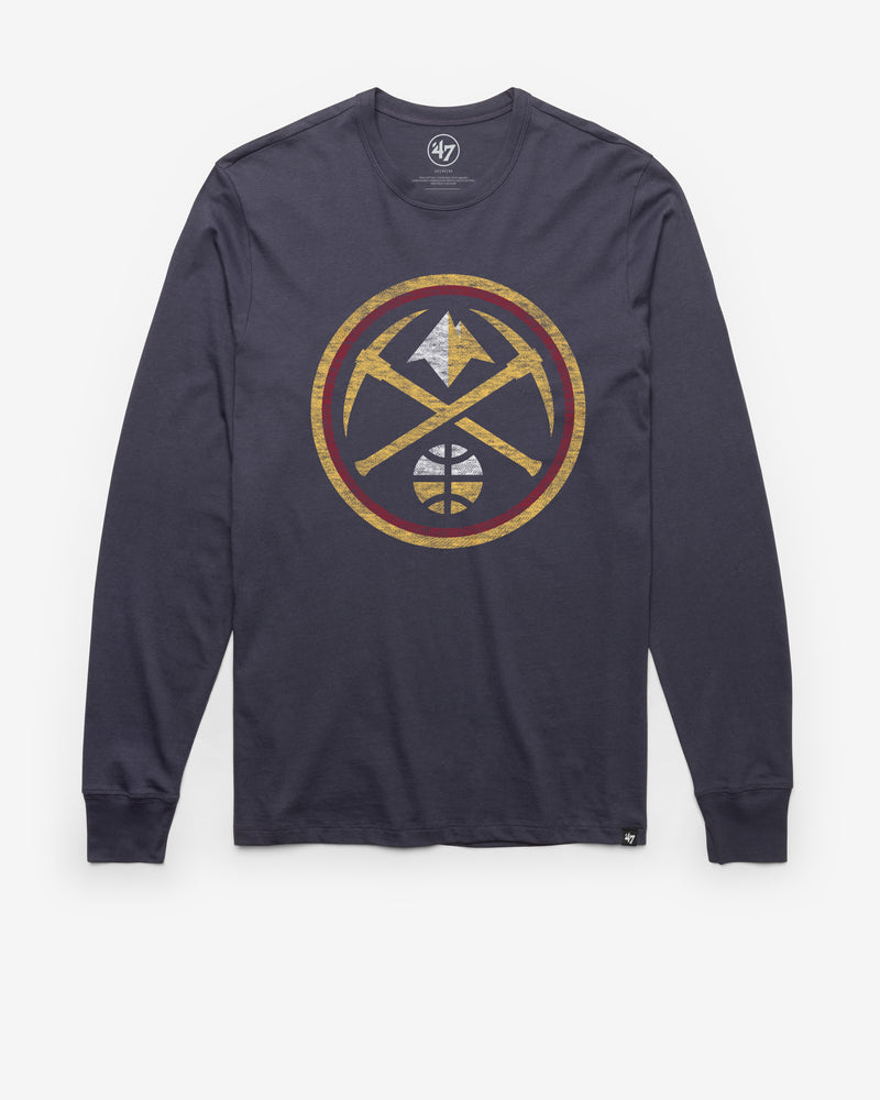 Denver Nuggets Premier '47 Franklin Long Sleeve T-Shirt in Atlas Blue | Size Large