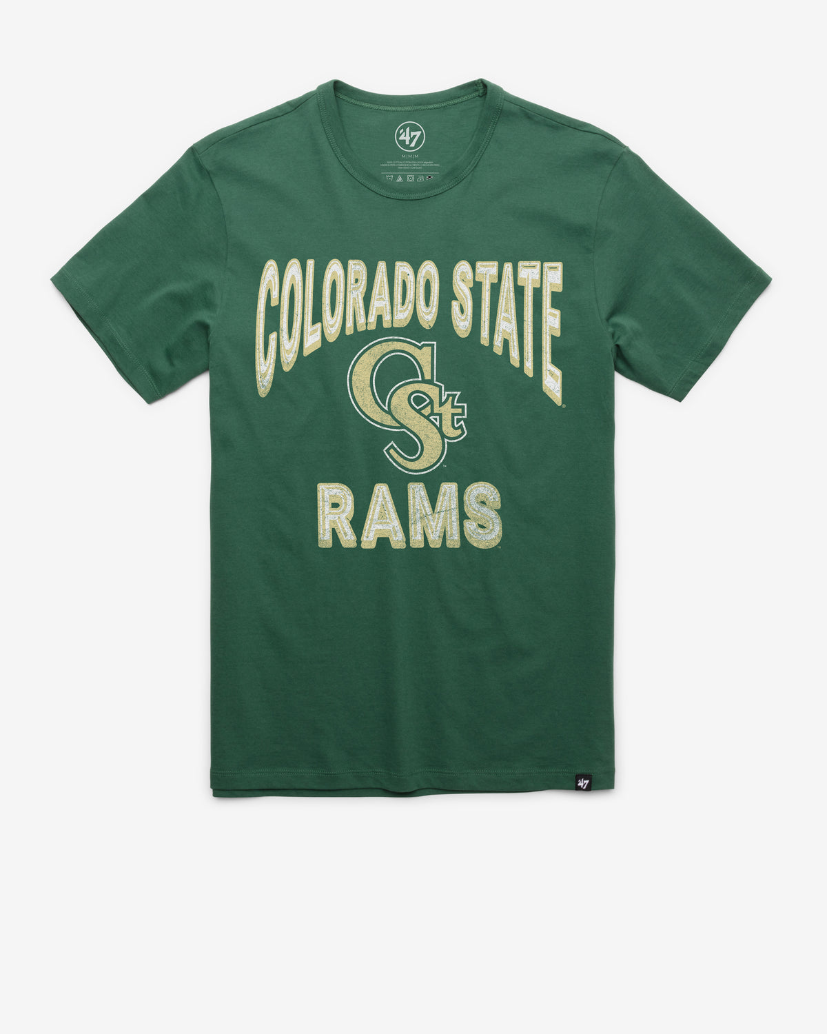 COLORADO STATE RAMS VINTAGE FAN OUT '47 FRANKLIN TEE