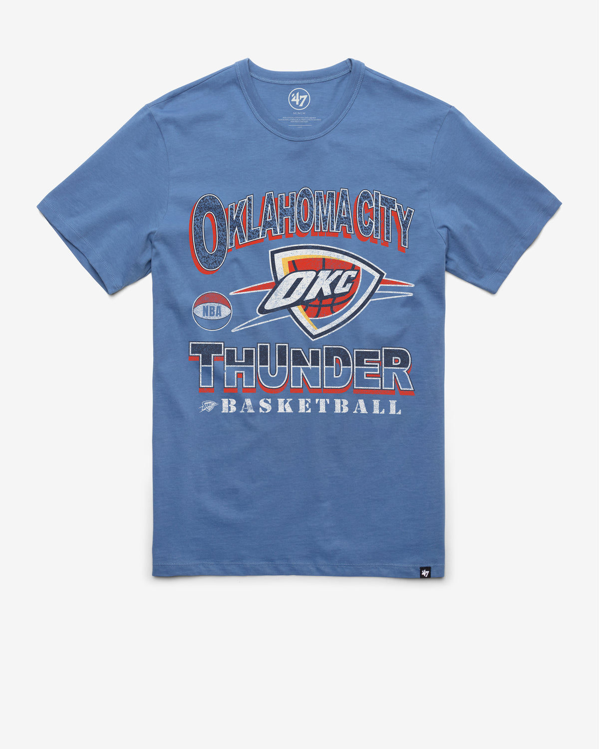 OKLAHOMA CITY THUNDER COURT PRESS '47 FRANKLIN TEE