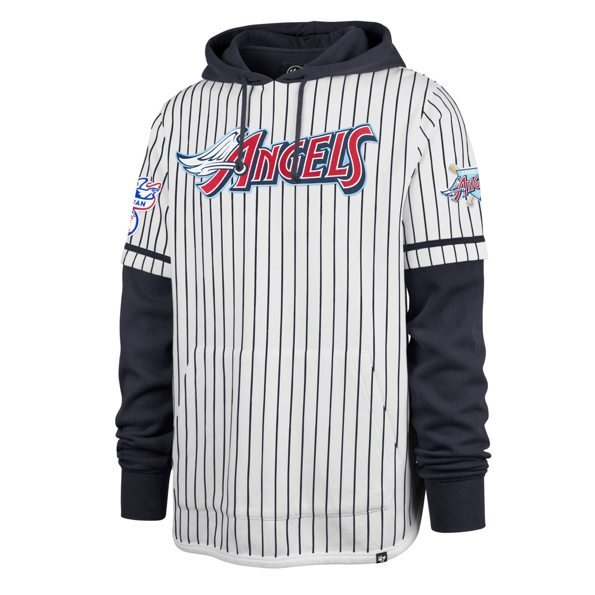 LOS ANGELES ANGELS COOPERSTOWN PINSTRIPE DOUBLE HEADER '47 SHORTSTOP HOOD