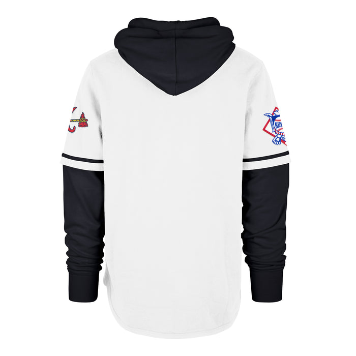 Atlanta Braves Apparel | Fleece Shortstop Hood | '47 - Fall Navy – '47