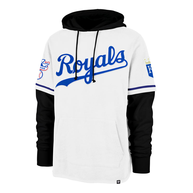 Kansas City Royals 47 Brand Trifecta Hoodie 2XLarge White