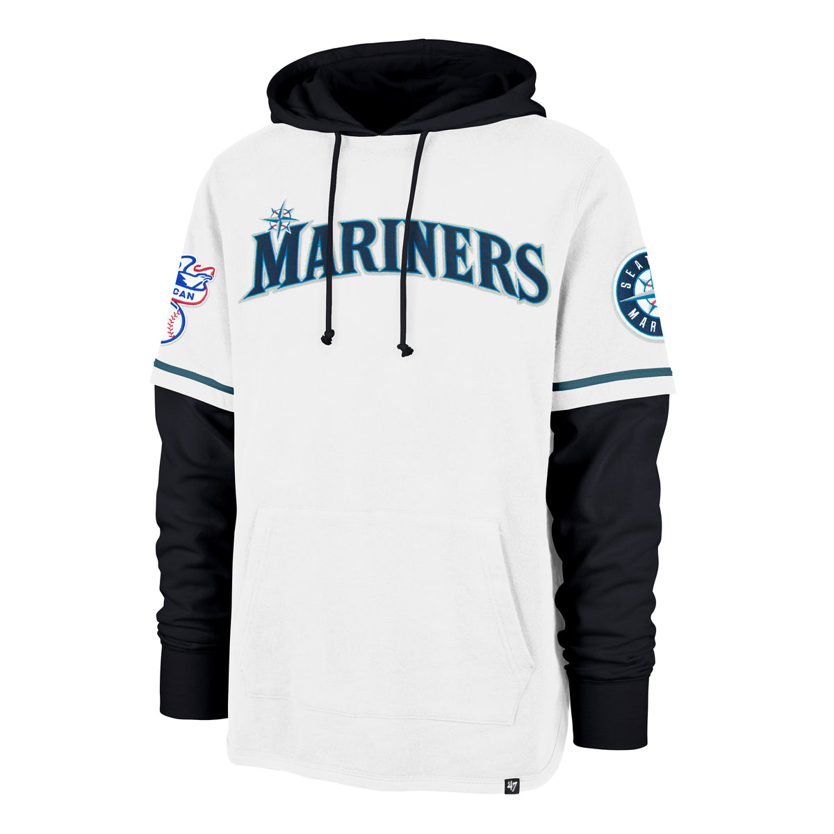SEATTLE MARINERS COOPERSTOWN TRIFECTA '47 SHORTSTOP PULLOVER HOOD