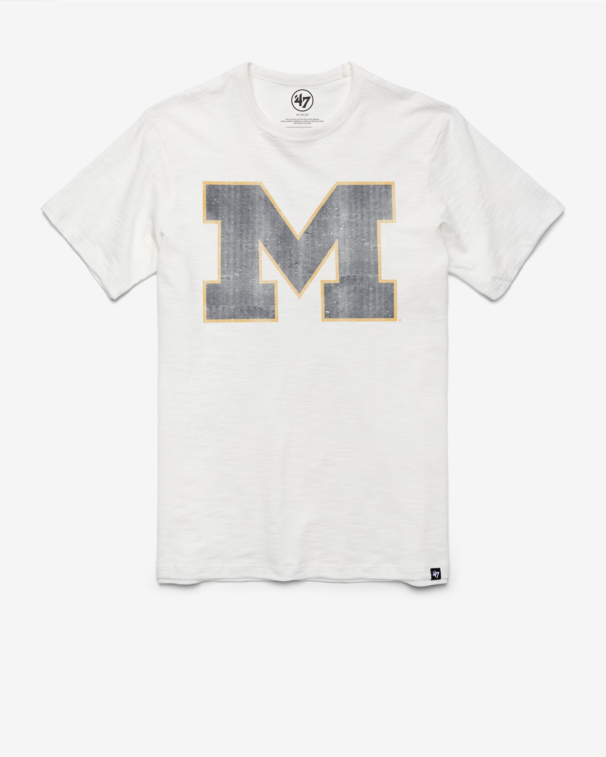 MICHIGAN WOLVERINES GRIT VINTAGE '47 SCRUM TEE