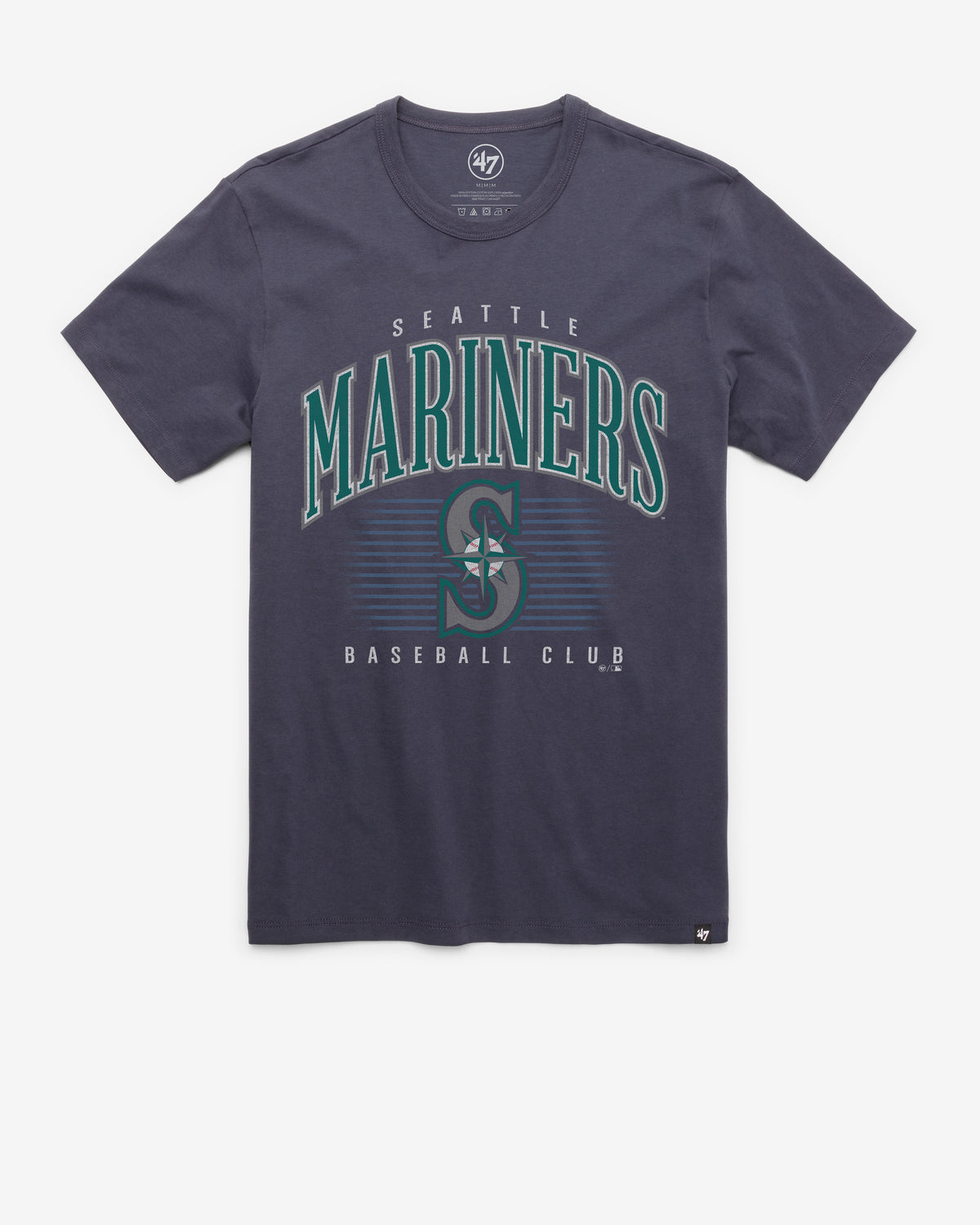SEATTLE MARINERS COOPERSTOWN DOUBLE HEADER '47 FRANKLIN TEE