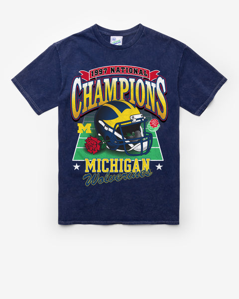 MICHIGAN WOLVERINES H-BOWLS LOCKER VINTAGE '47 TUBULAR TEE