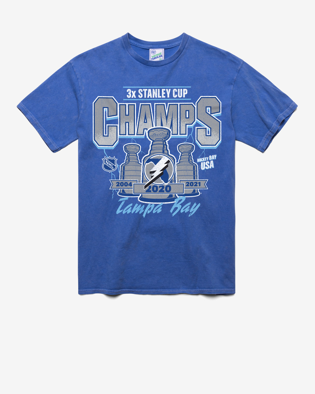 TAMPA BAY LIGHTNING VINTAGE STANLEY LOCKER VINTAGE '47 TUBULAR TEE