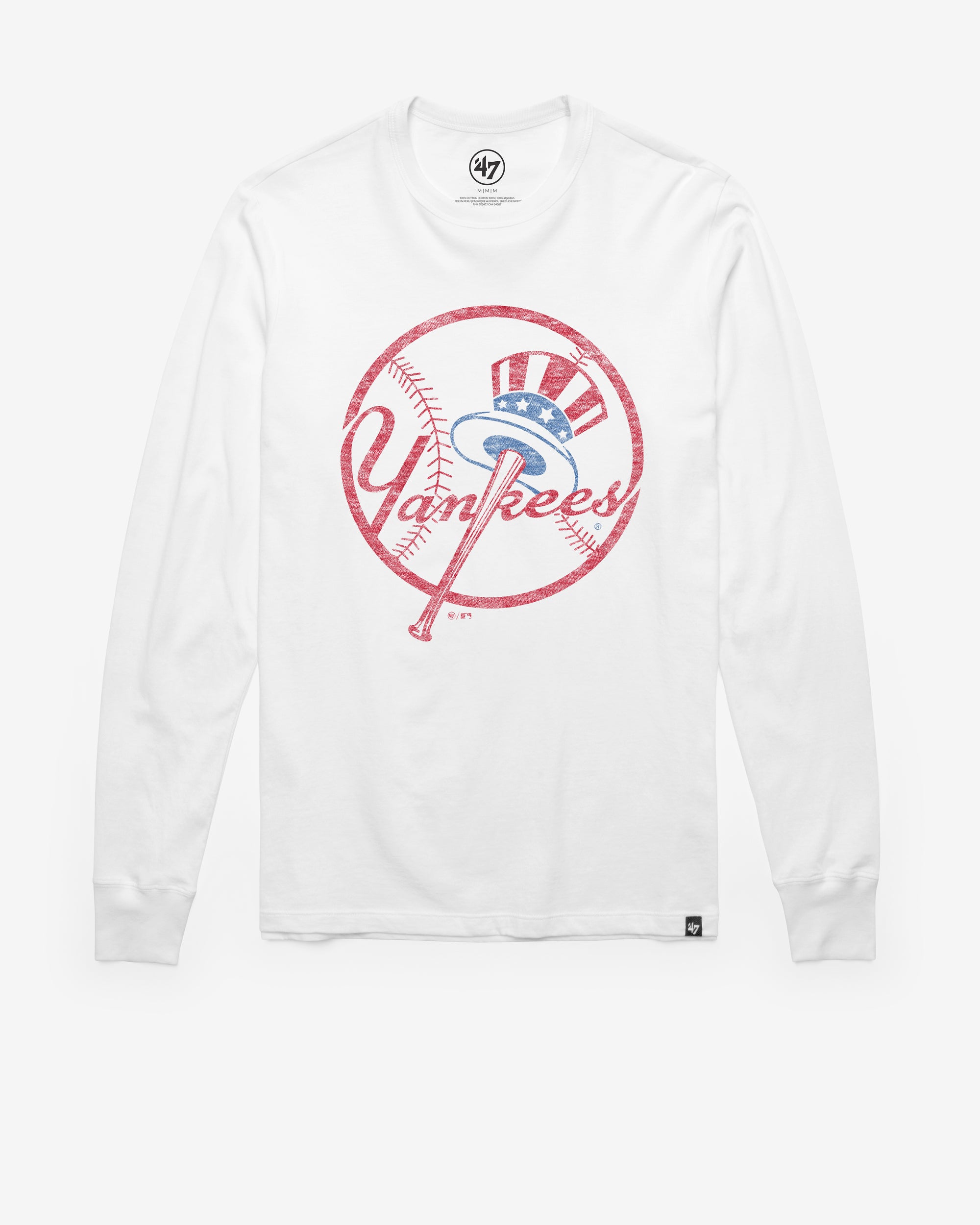NEW YORK YANKEES PREMIER '47 FRANKLIN LONG SLEEVE TEE