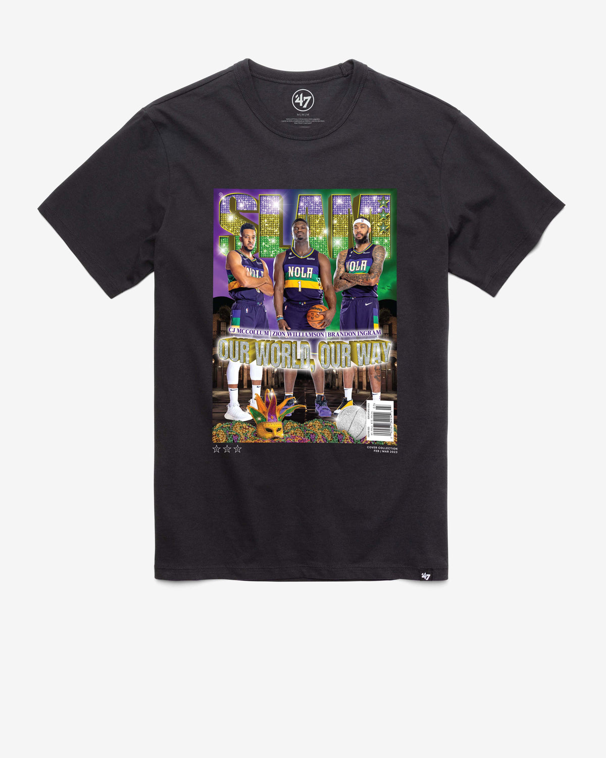 NEW ORLEANS PELICANS PLAYER SLAM '47 FRANKLIN TEE