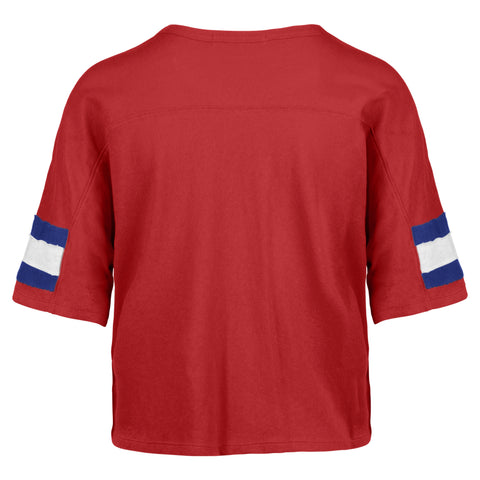 NEW ENGLAND PATRIOTS HISTORIC GRIDIRON PREMIER '47 SCOUT CROP TEE WOMENS