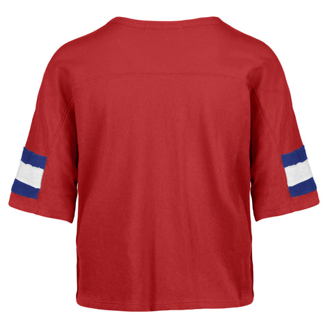 NEW ENGLAND PATRIOTS HISTORIC GRIDIRON PREMIER '47 SCOUT CROP TEE WOMENS