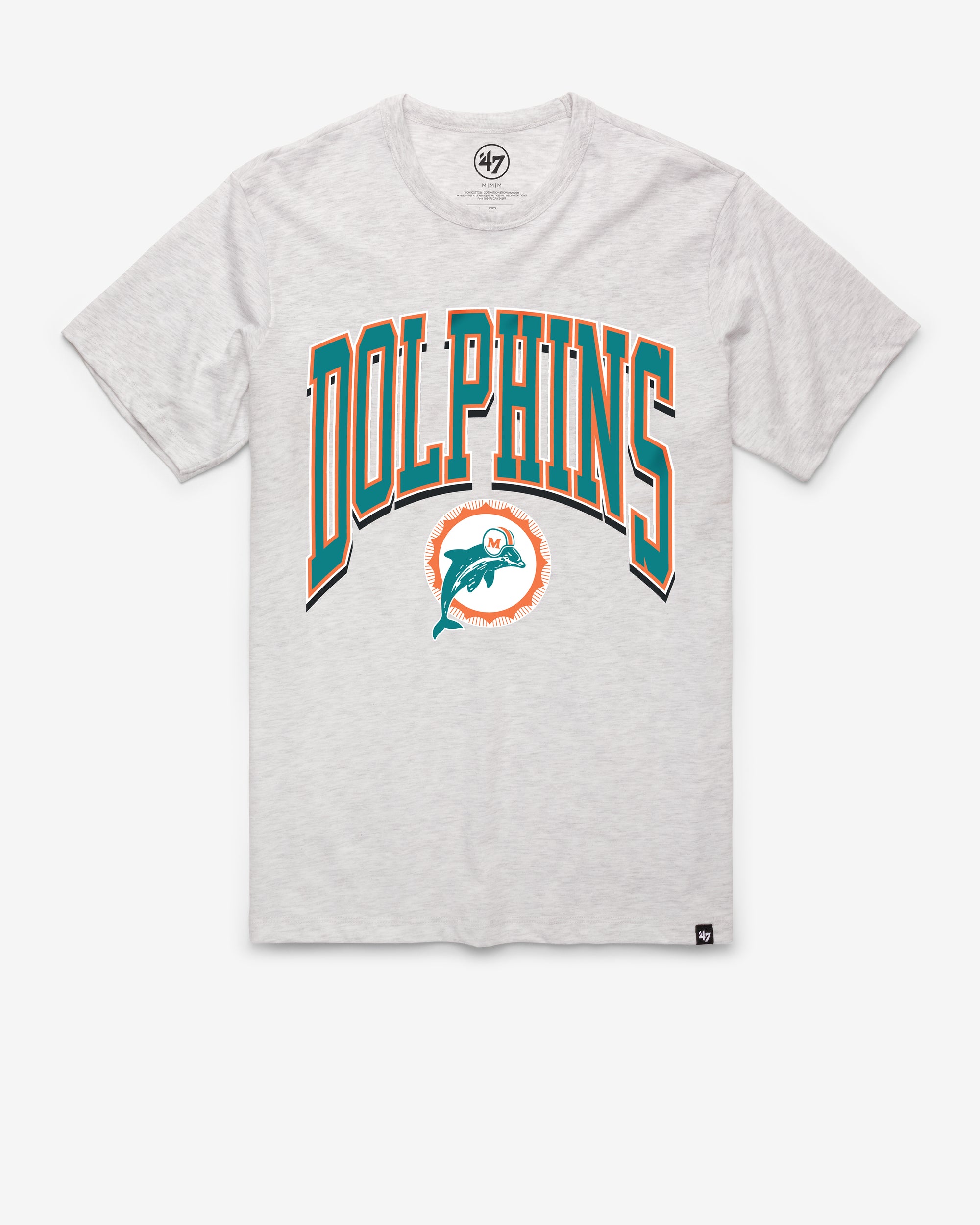 MIAMI DOLPHINS HISTORIC WALK TALL '47 FRANKLIN TEE