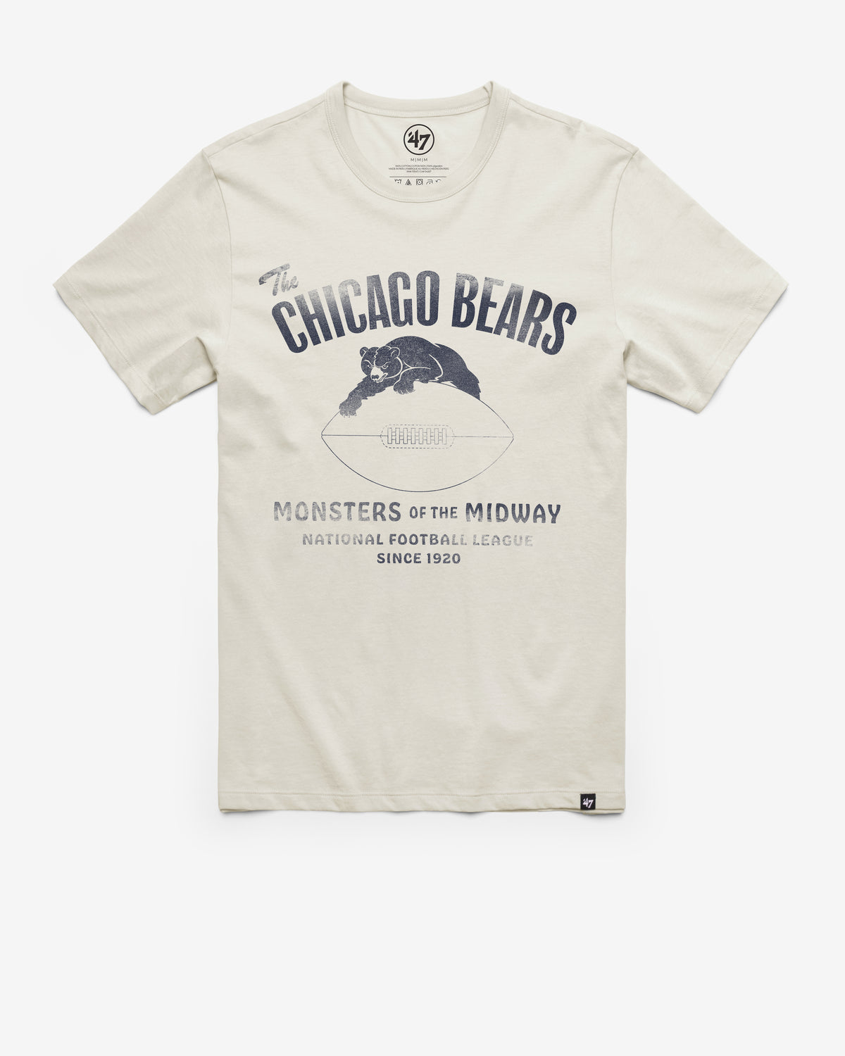 CHICAGO BEARS HISTORIC WIDE OPEN '47 FRANKLIN TEE