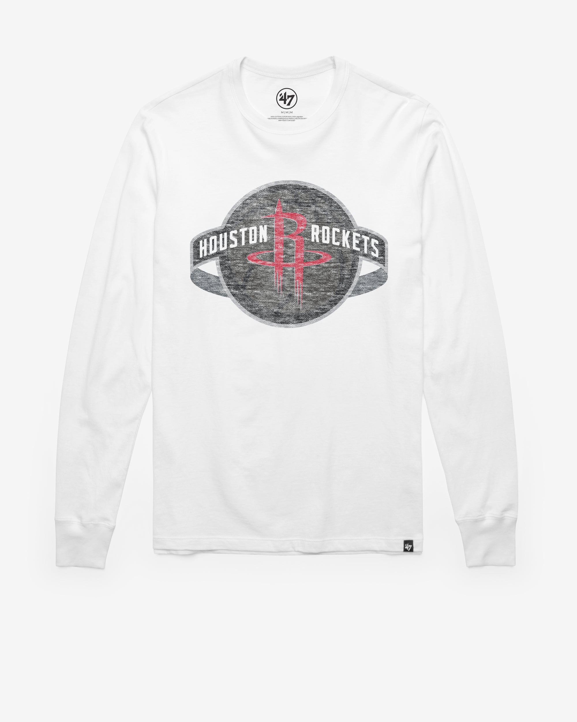 HOUSTON ROCKETS PREMIER '47 FRANKLIN LONG SLEEVE TEE
