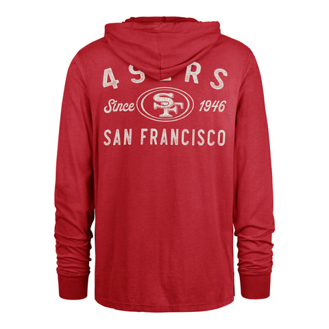 SAN FRANCISCO 49ERS DUSTED OVERHAND '47 RIVER JERSEY HOOD