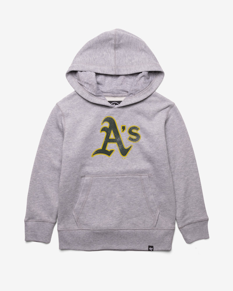 ATHLETICS DISTRESSED IMPRINT '47 KID'S HEADLNE HOOD
