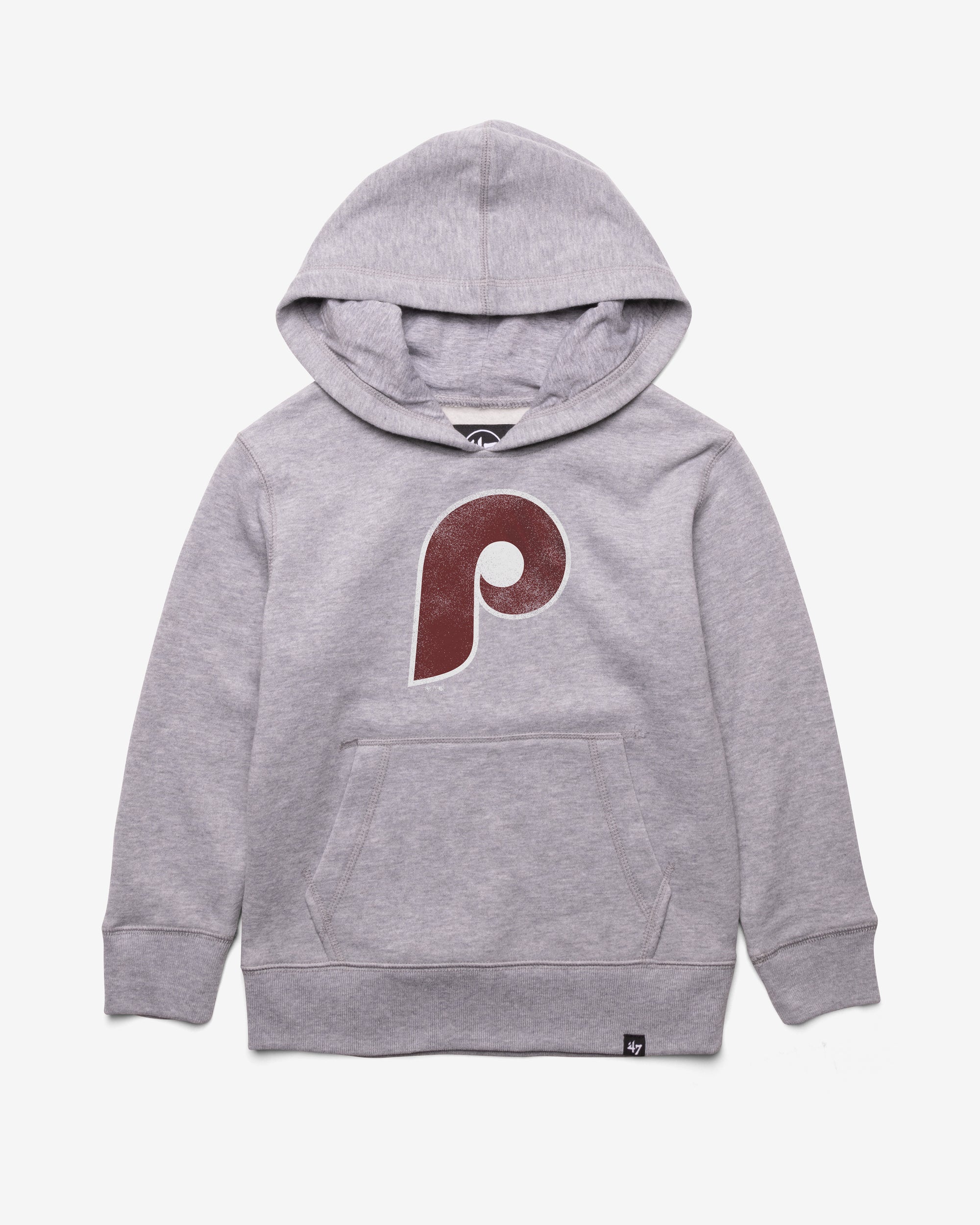 PHILADELPHIA PHILLIES DISTRESSED IMPRINT '47 KID'S HEADLNE HOOD
