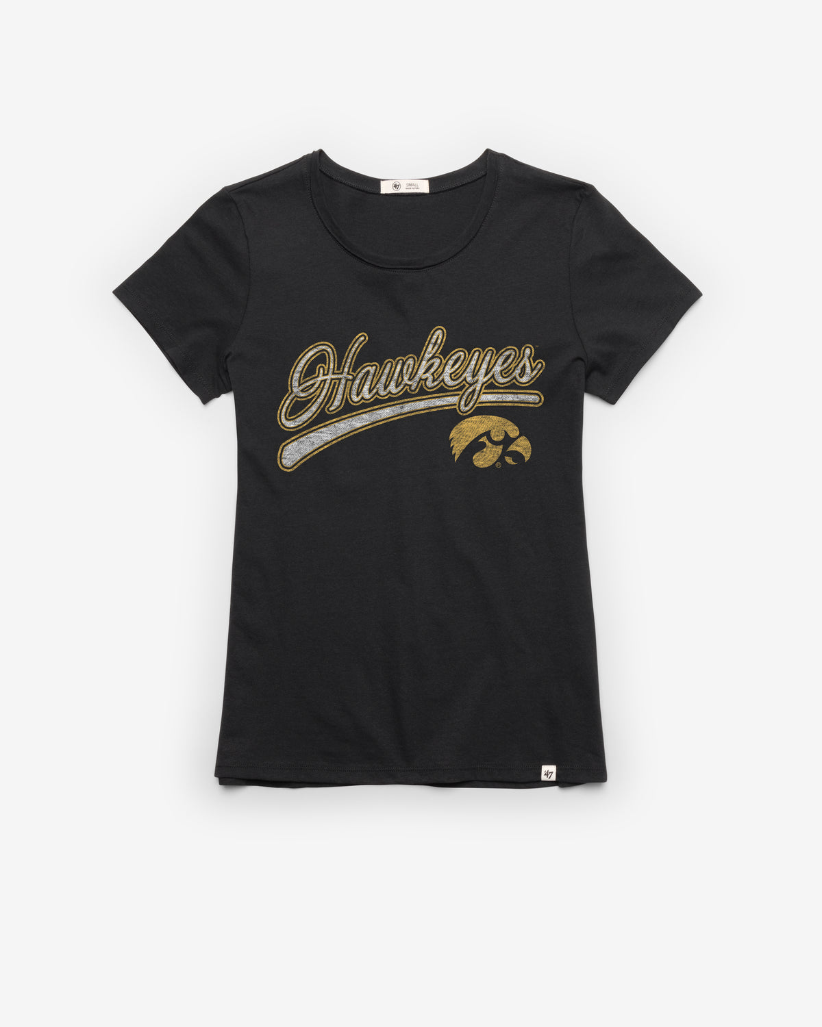 IOWA HAWKEYES BELIEVER '47 WOMEN'S FRANKIE TEE