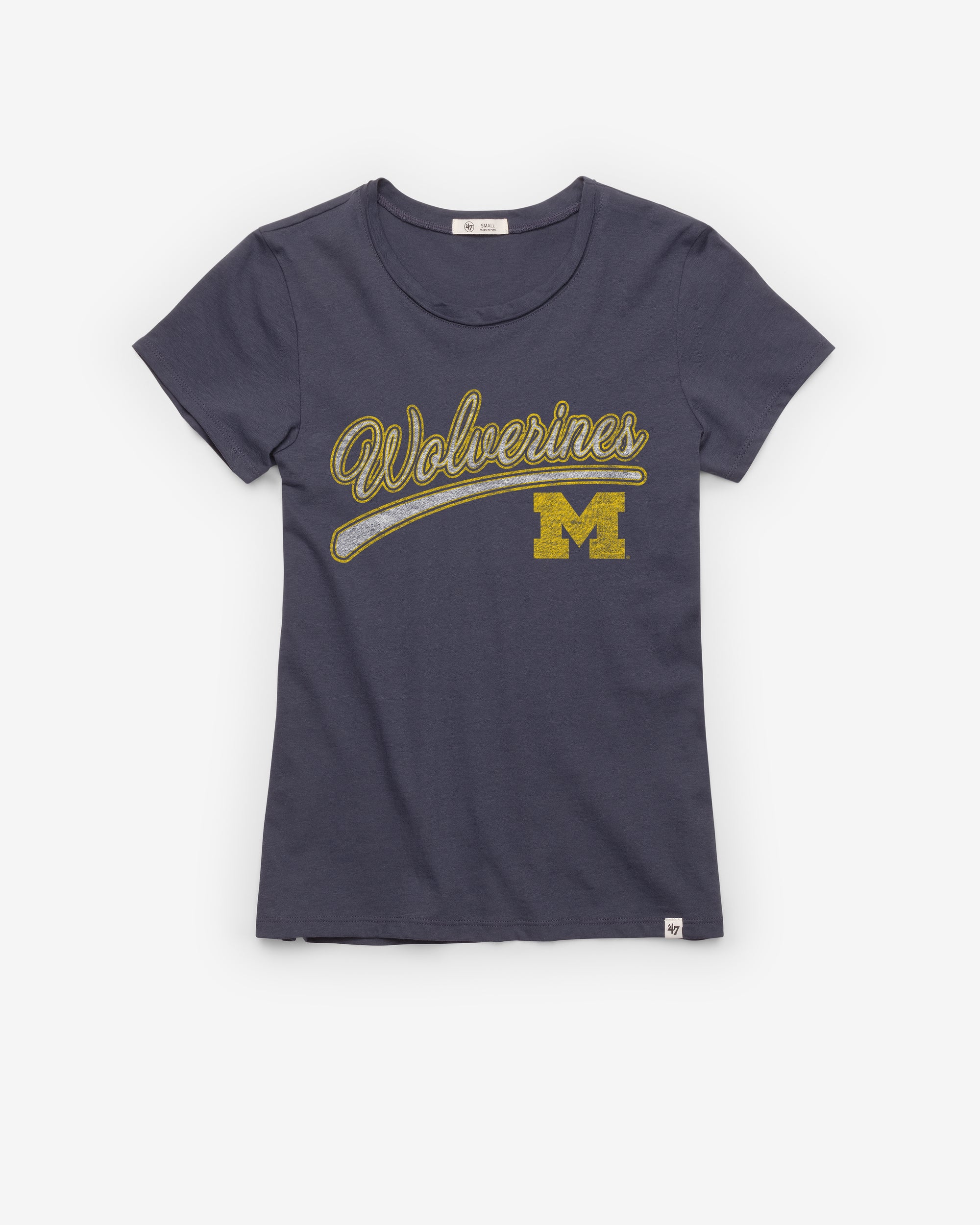 MICHIGAN WOLVERINES BELIEVER '47 WOMEN'S FRANKIE TEE
