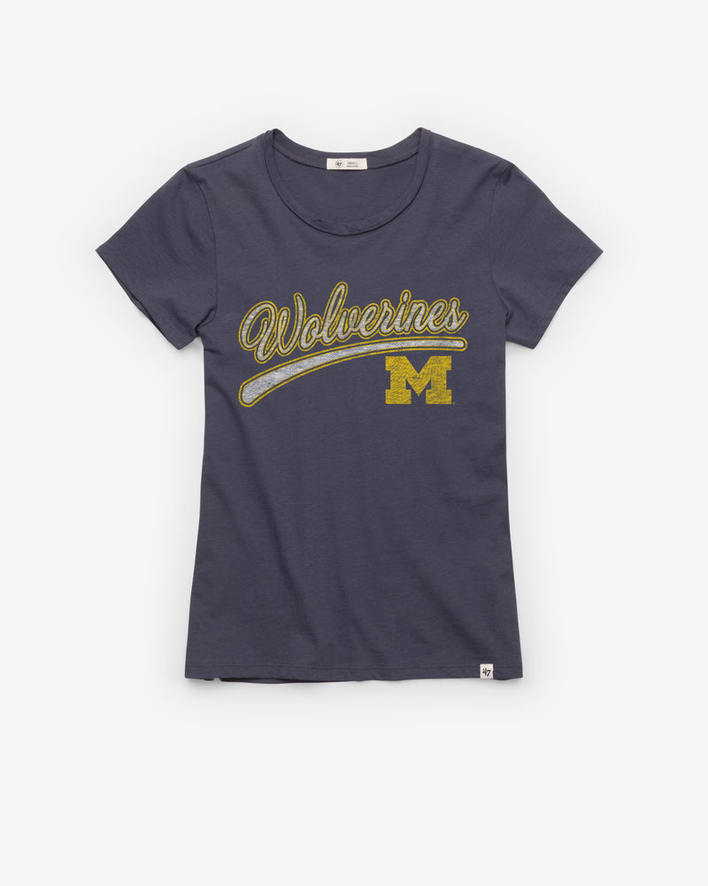 MICHIGAN WOLVERINES BELIEVER '47 WOMEN'S FRANKIE TEE