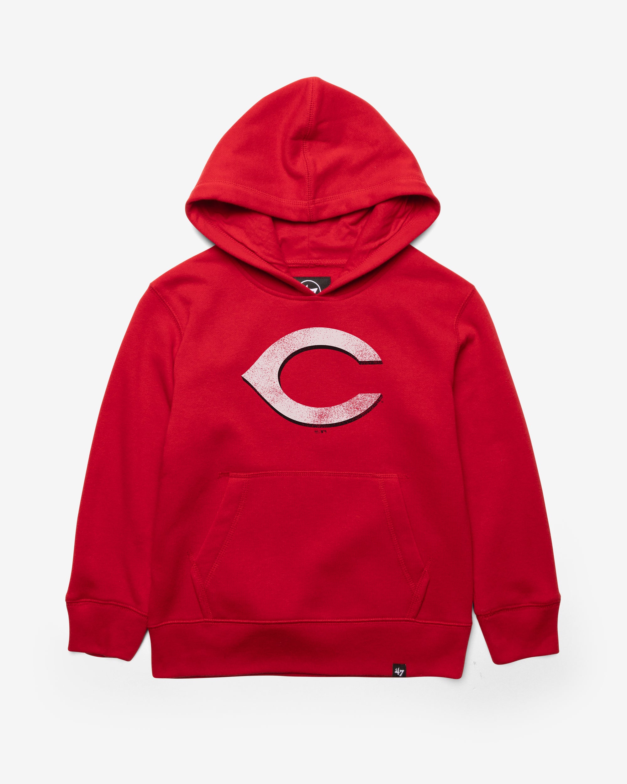 CINCINNATI REDS DISTRESSED IMPRINT '47 KID'S HEADLNE HOOD