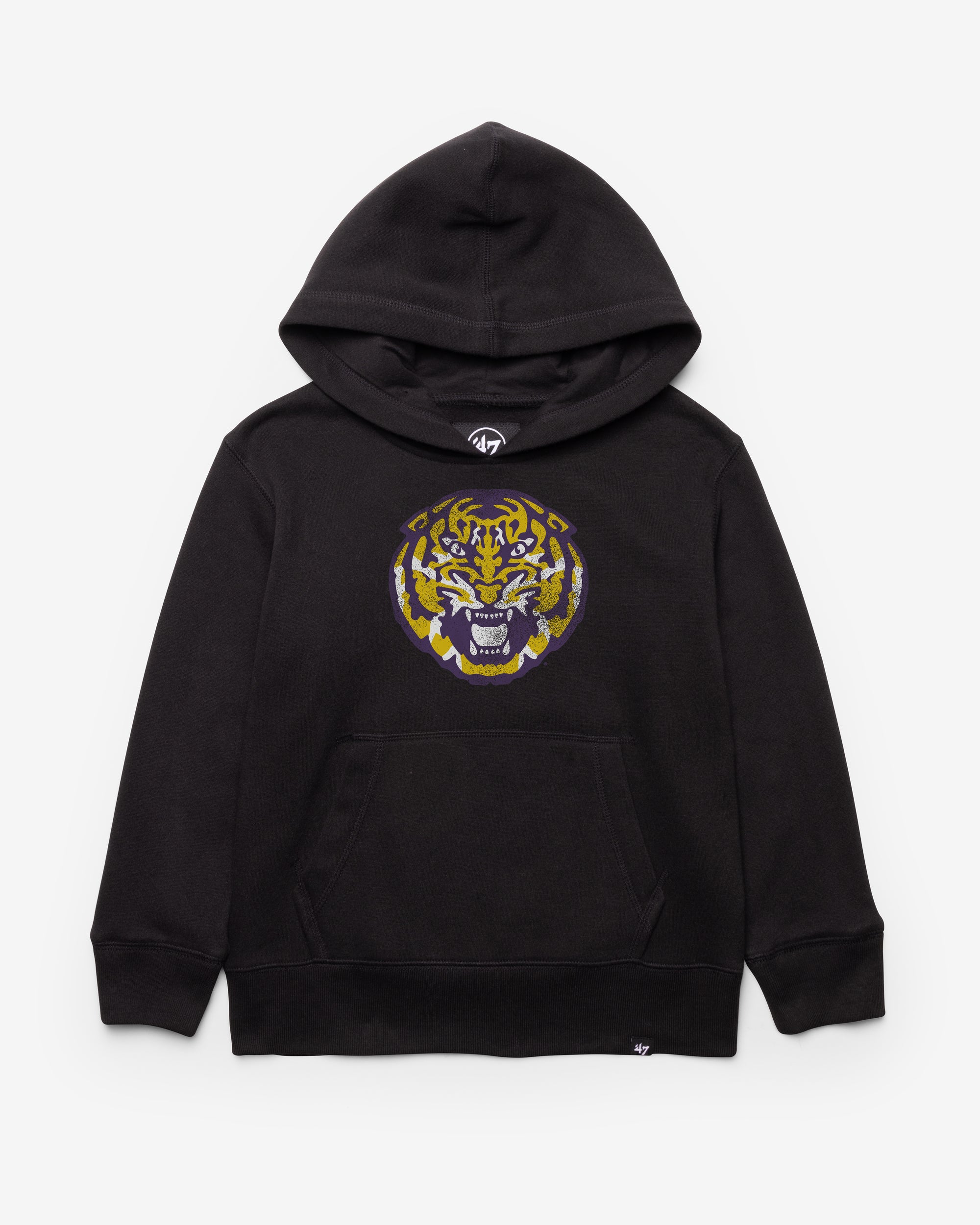 LOUISIANA STATE TIGERS LSU DISTRESSED IMPRINT '47 KID'S HEADLINE HOOD