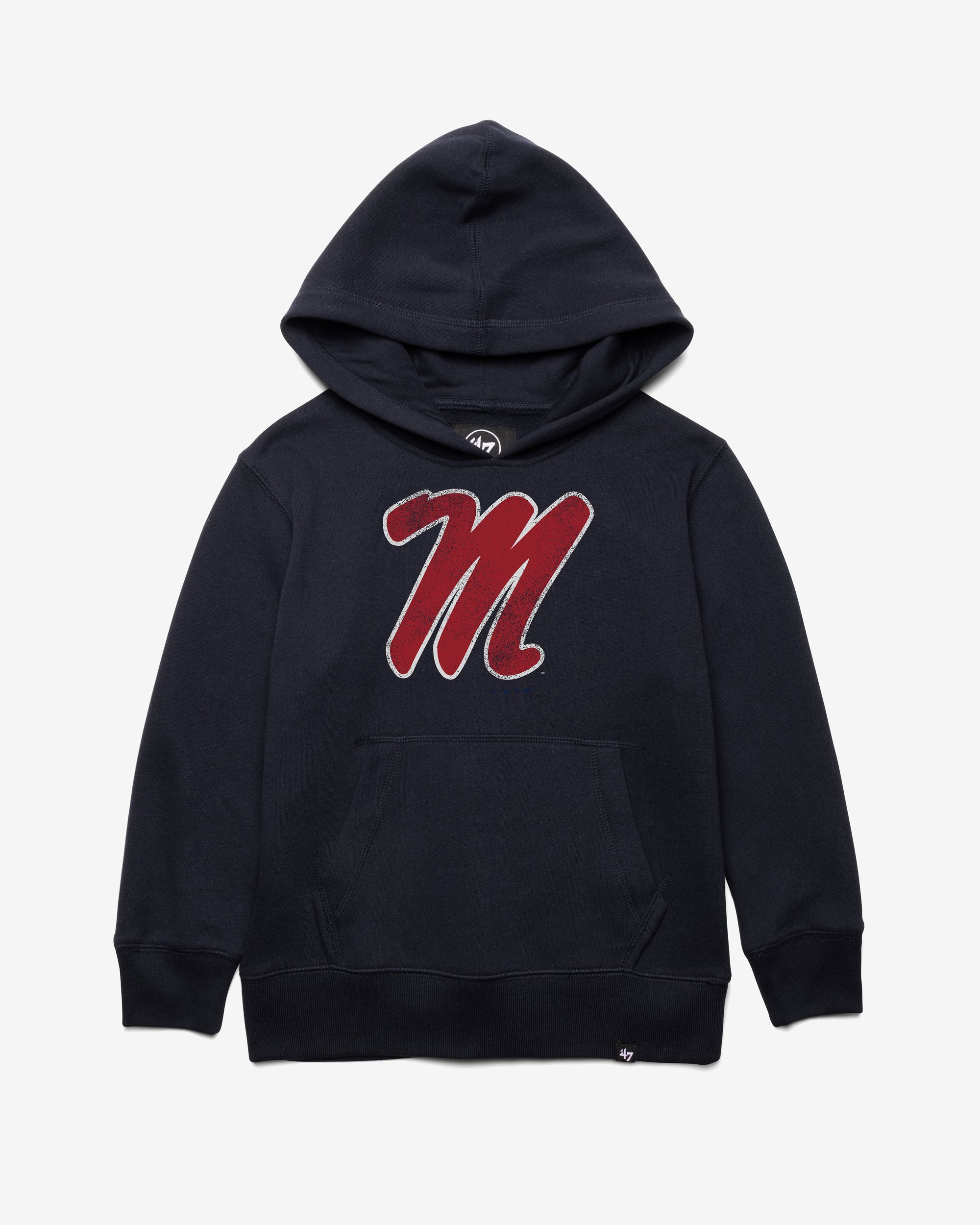 MISSISSIPPI REBELS DISTRESSED IMPRINT '47 KID'S HEADLINE HOOD