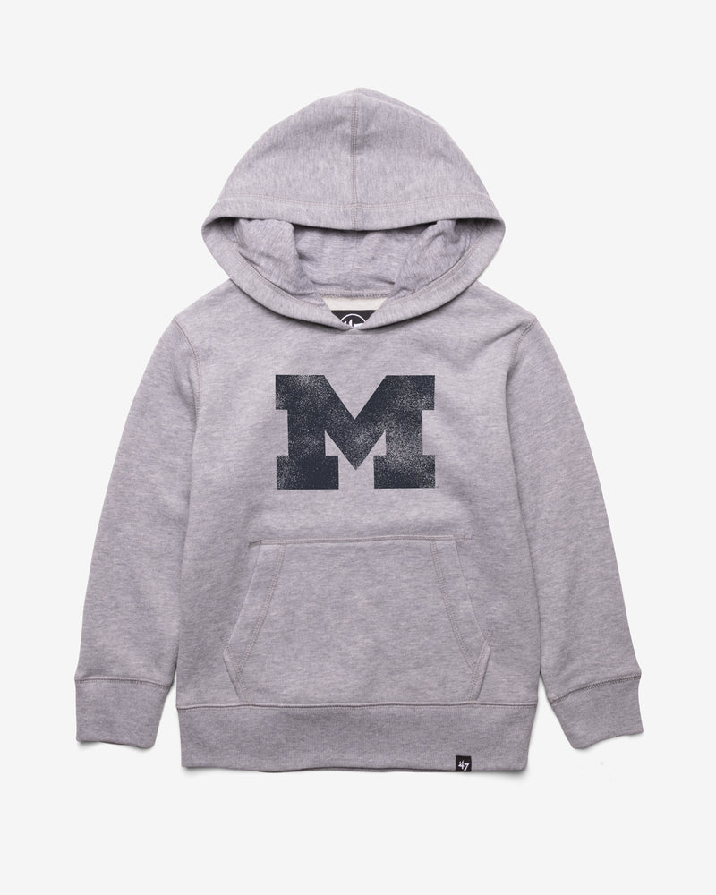MICHIGAN WOLVERINES DISTRESSED IMPRINT '47 KID'S HEADLINE HOOD