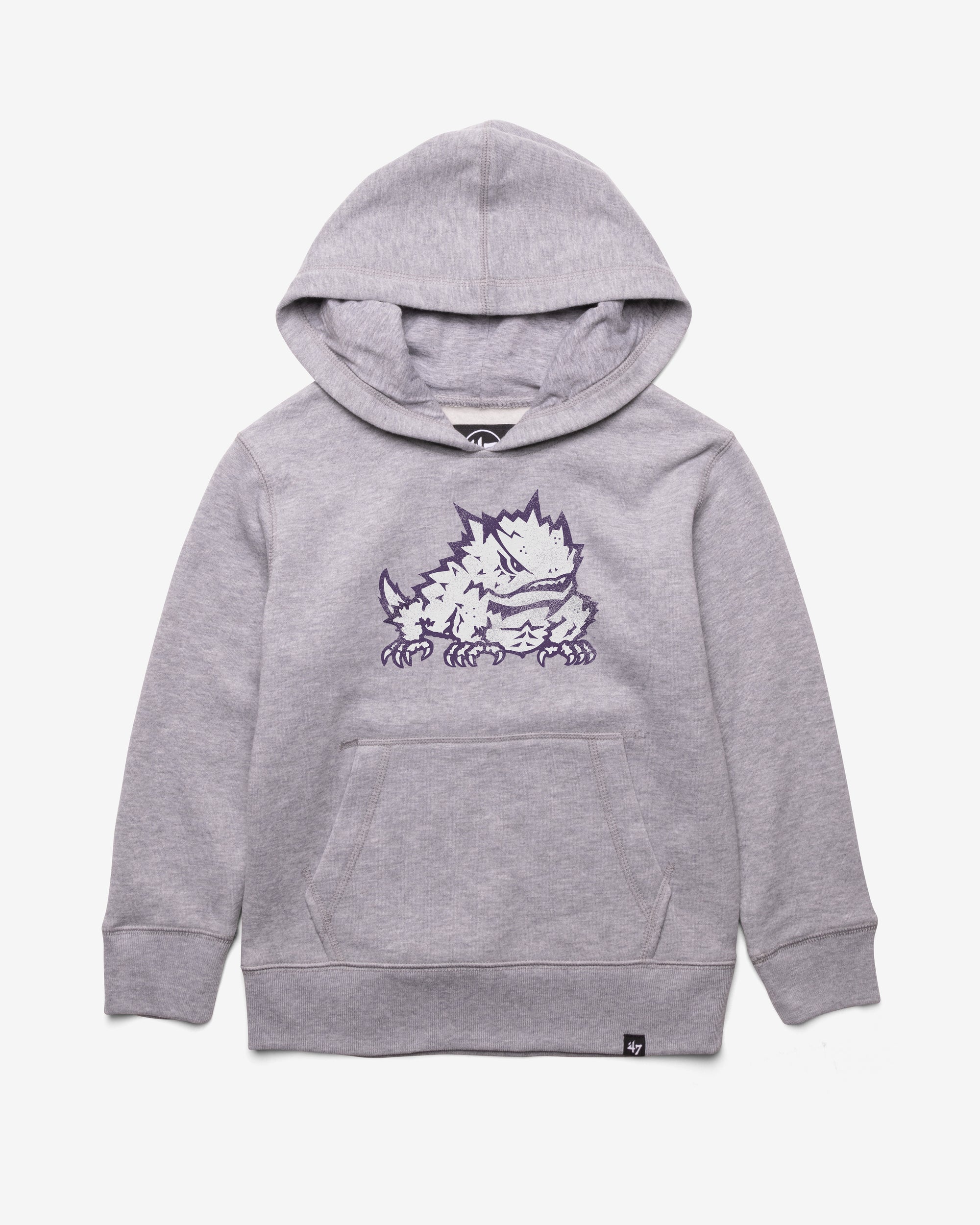 TEXAS CHRISTIAN HORNED FROGS DISTRESSED IMPRINT '47 KID'S HEADLINE HOOD