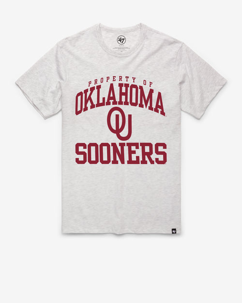OKLAHOMA SOONERS VINTAGE PROPERTY OF ARCH '47 FRANKLIN TEE