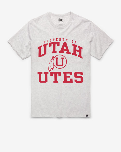 UTAH UTES VINTAGE PROPERTY OF ARCH '47 FRANKLIN TEE