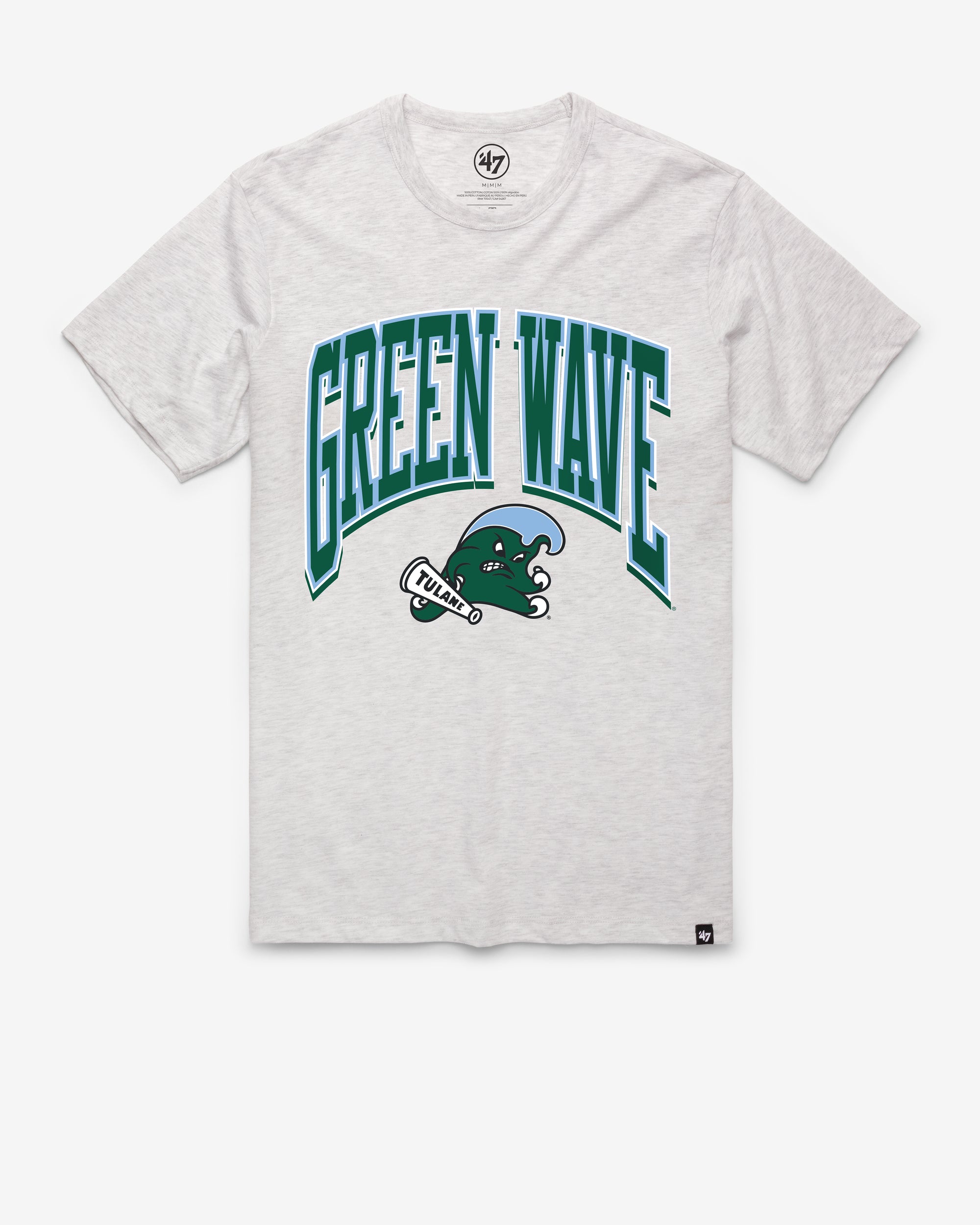 TULANE GREEN WAVE WALK TALL '47 FRANKLIN LONG SLEEVE TEE
