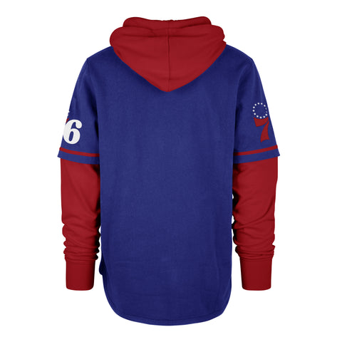 PHILADELPHIA 76ERS TRIFECTA '47 SHORTSTOP PULLOVER HOOD