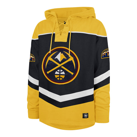 DENVER NUGGETS TRI SATIN '47 LAYUP LACER HOOD